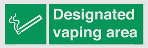 Designated vaping area